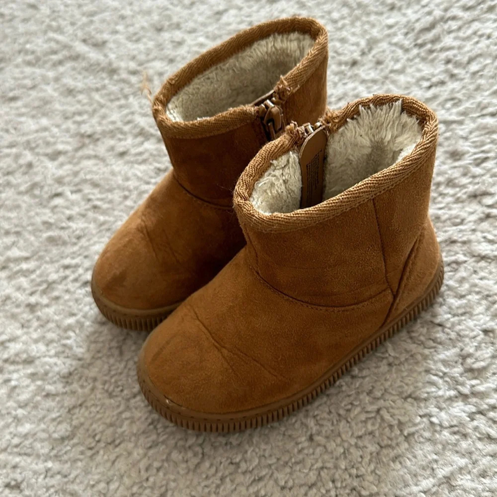 7 toddler brown boots